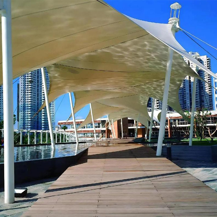 泸定县膜结构景观棚