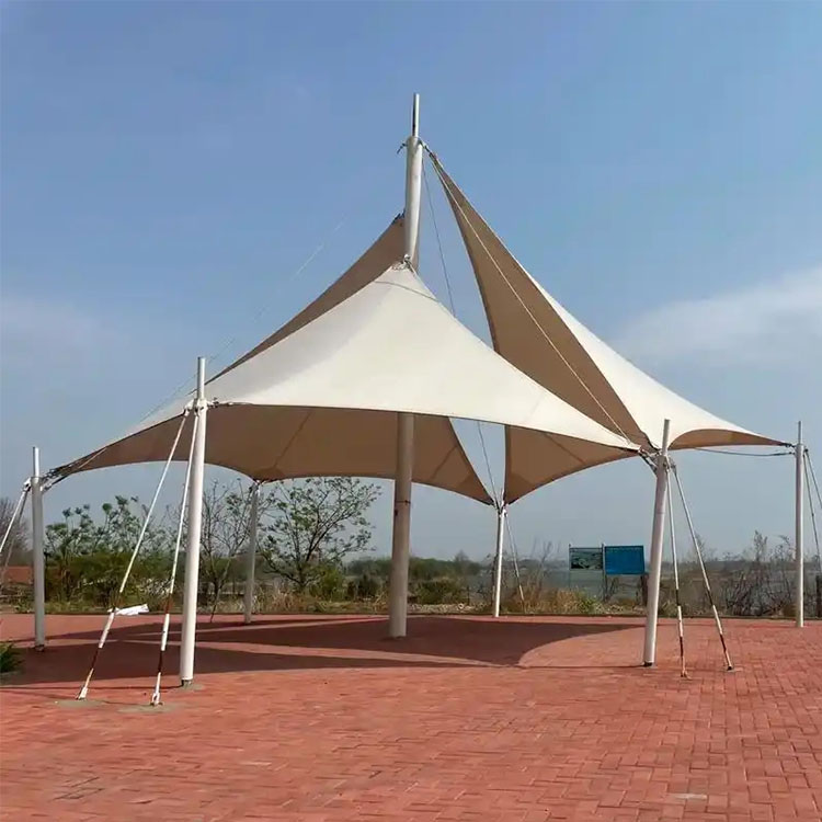 泸定县膜结构景观棚