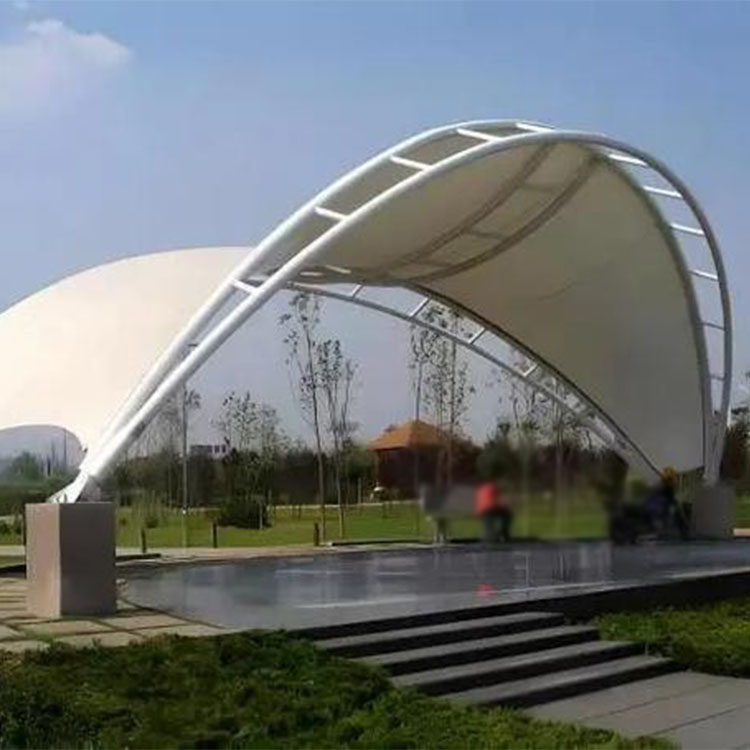 泸定县膜结构景观棚