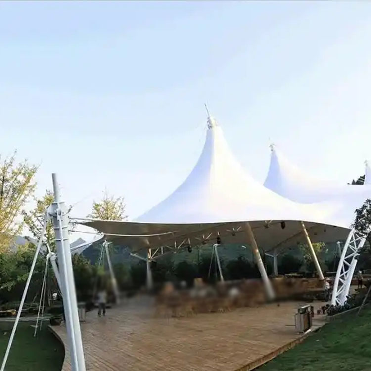 泸定县膜结构景观棚