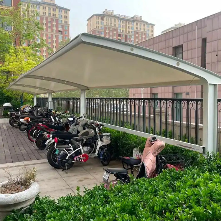 泸定县膜结构电动车棚